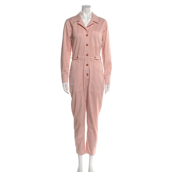 Veronica Beard Wren Boiler Jumpsuit. Pink size small - Picture 5 of 13